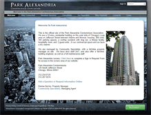 Tablet Screenshot of parkalexandria.org